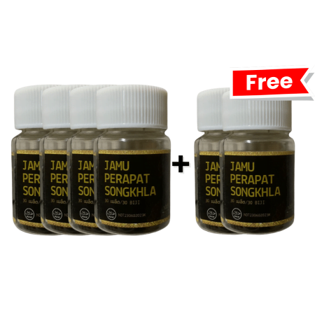 4 BOTOL JAMU PERAPAT SONGKHLA